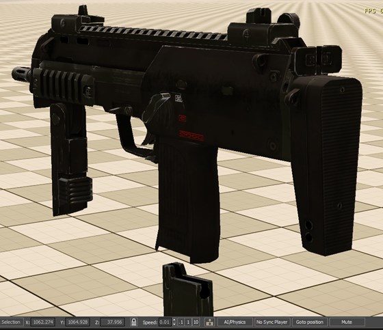 3d: HK MP7A1