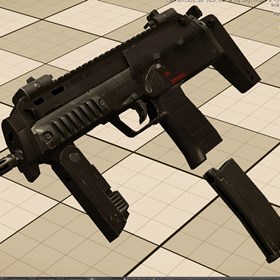 3d: HK MP7A1
