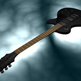 3d: epiphone les paul goth